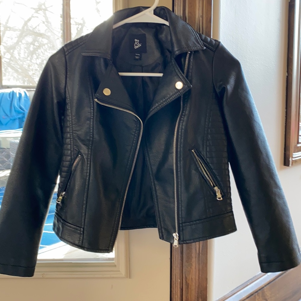 Faux leather jacket, medium 7/8, soft